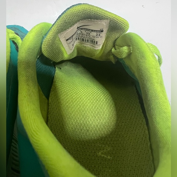 Nike Free 5.0 | Teal & Lime Green Sneakers - Picture 7 of 8